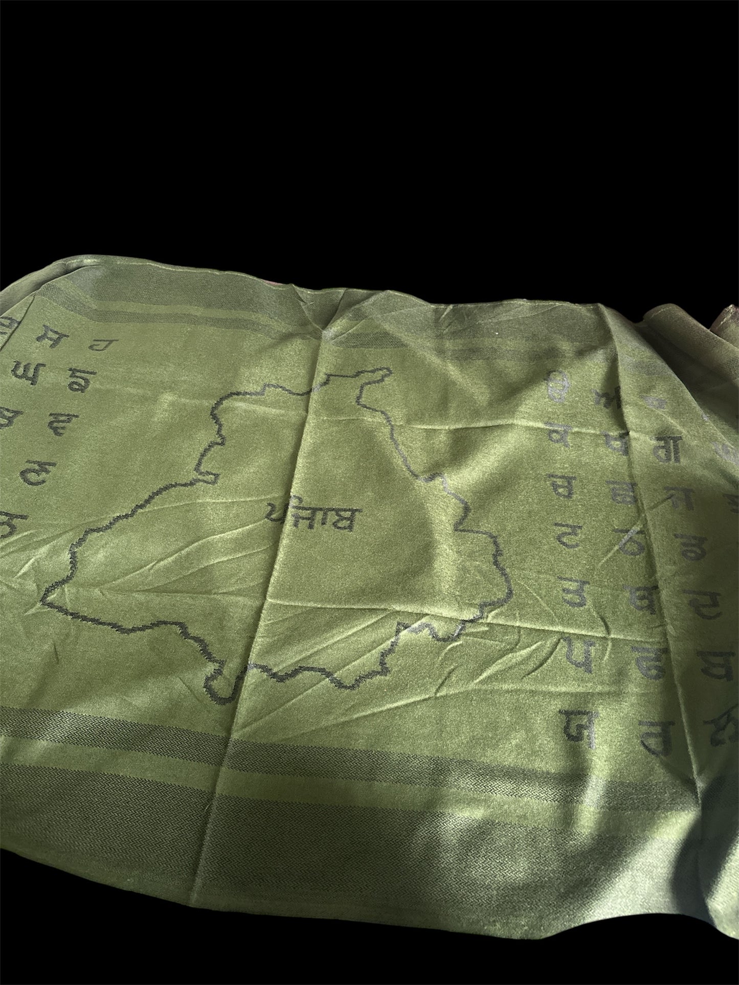 UDDA - ADDA Warm Shawl - Olive Green