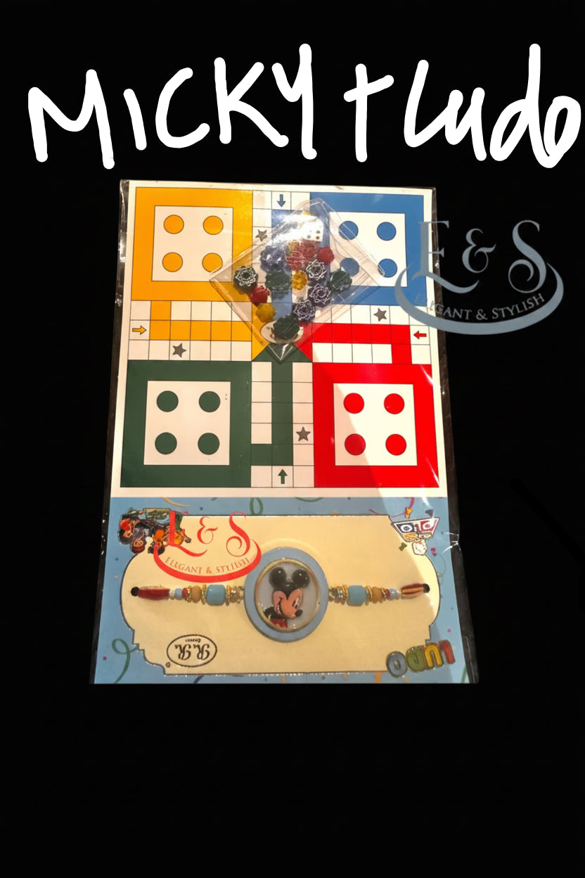 Micky Rakhi with Ludo Game