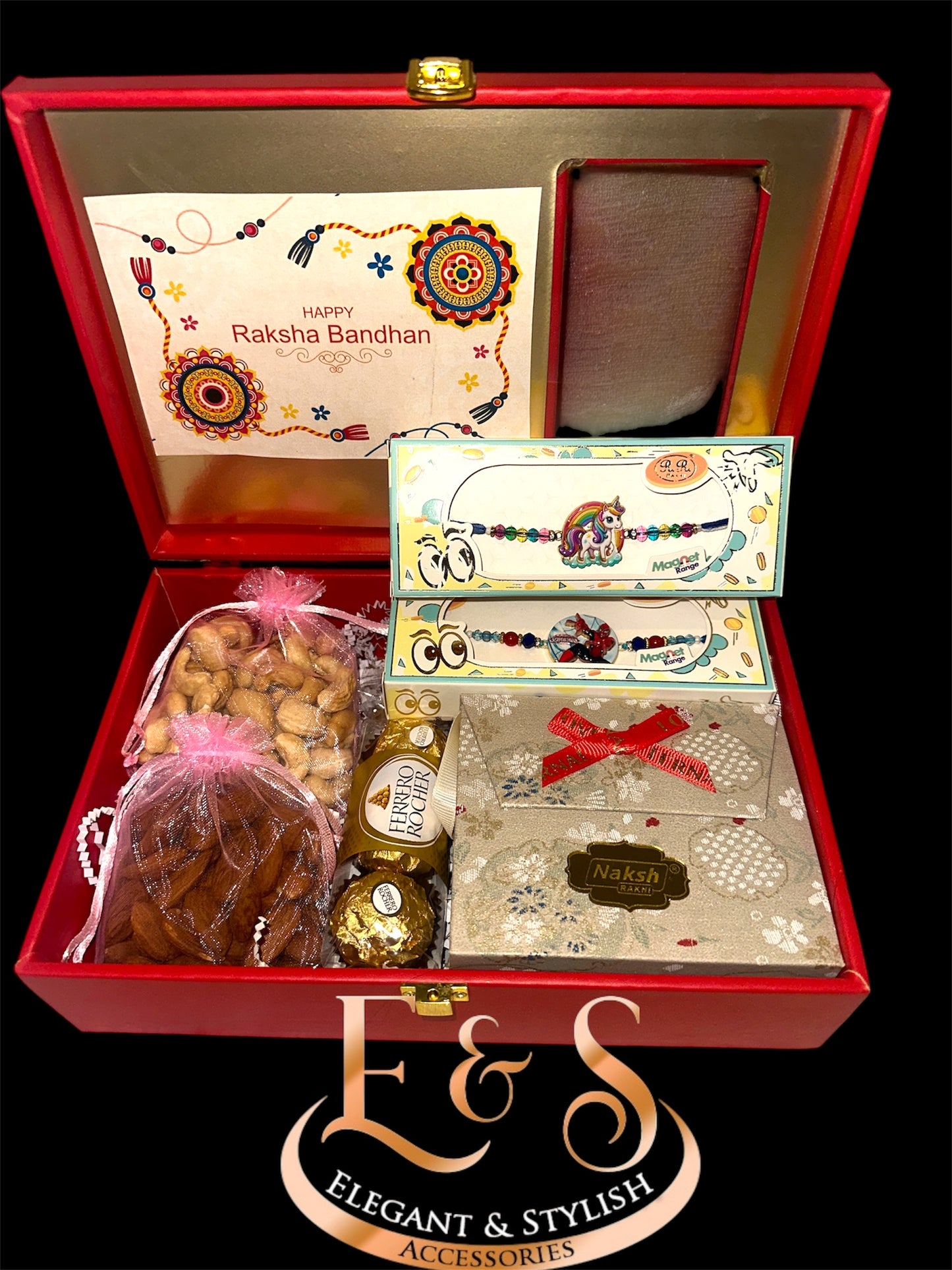 Family Hamper 2 (Bhaiya Bhabhi + 2 Kids Rakhi)
