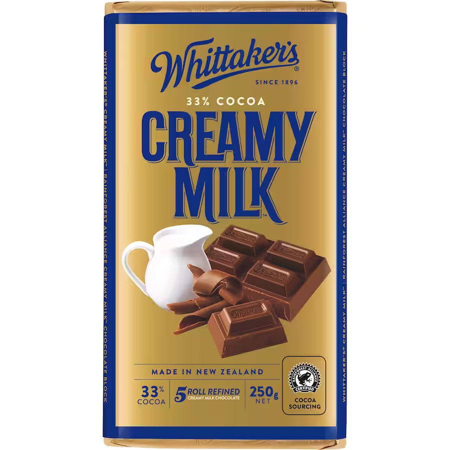 Whittakers Chocolate Creamy Milk