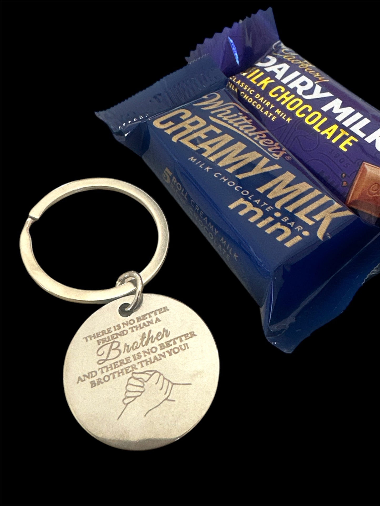 premium Box for brother - Includes ( Assorted Rakhi & Thread, Key Chain, chocolates)