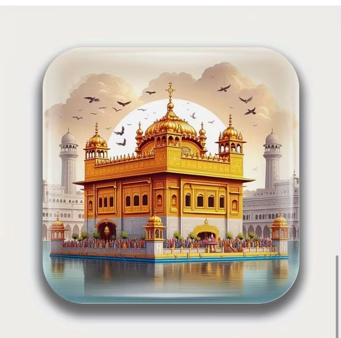 Golden Temple - Fridge Magnet ( GIFT/ADDON)
