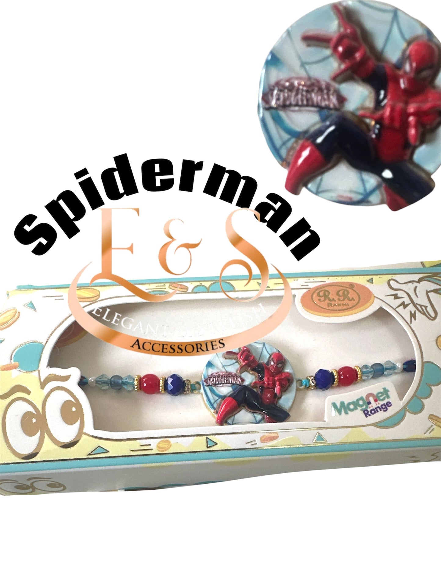 Spiderman - Rakhi Kids (Removable Magnet)