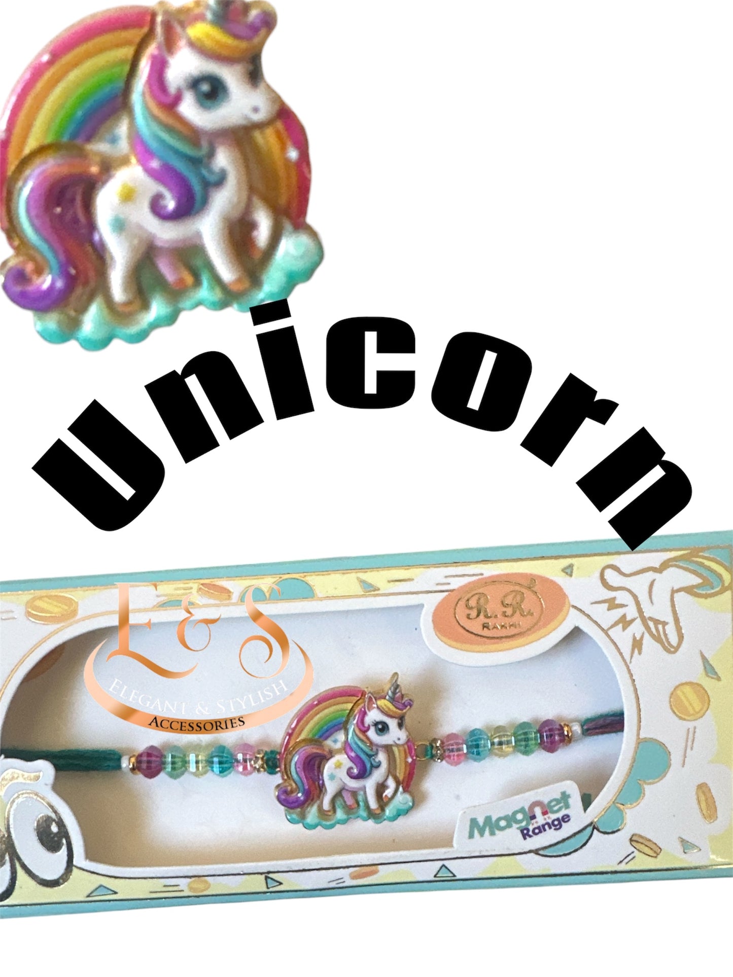 Unicorn - Kids Rakhi (Removeable Magnet)