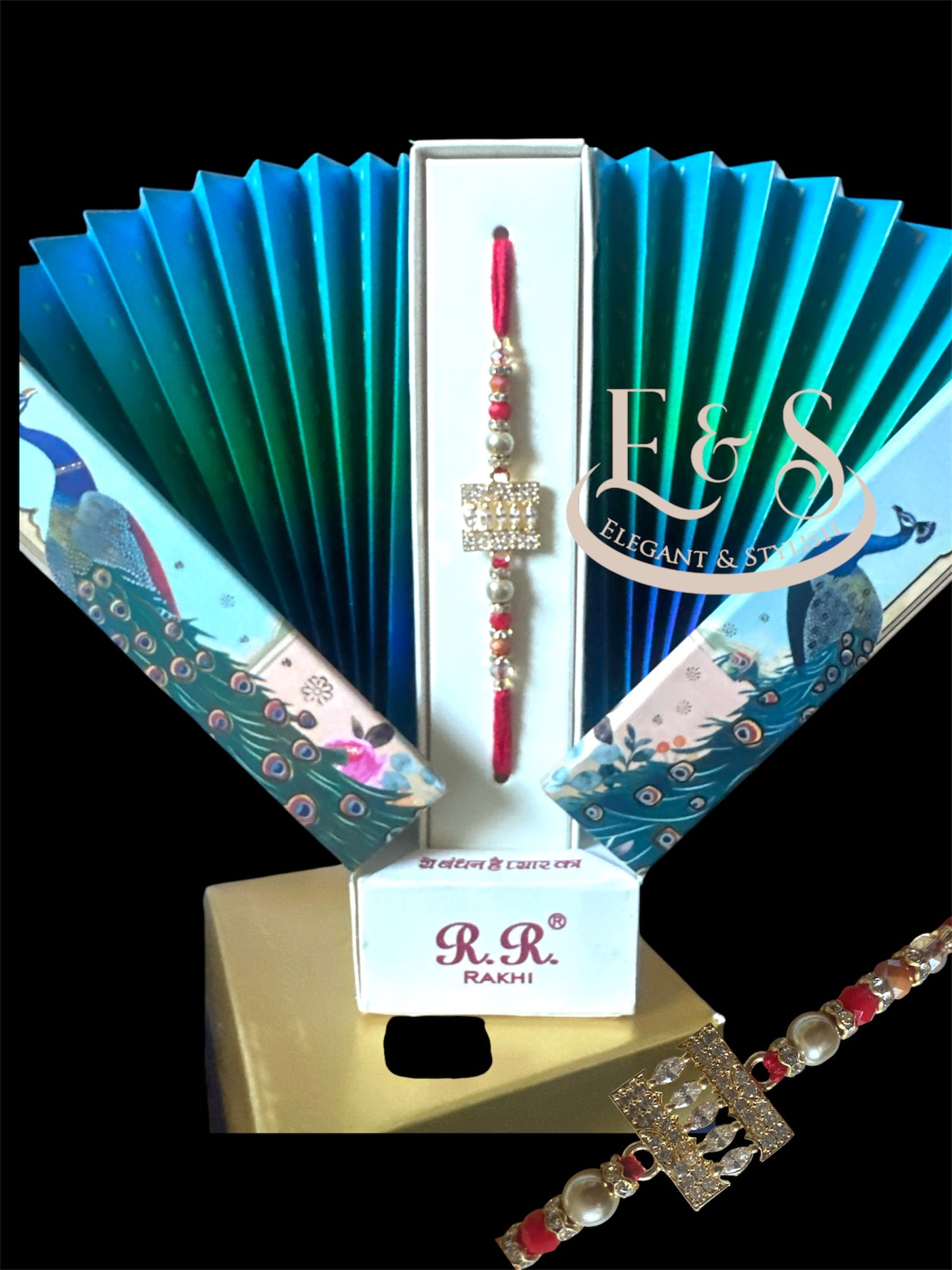 Peacock Rakhi - D2