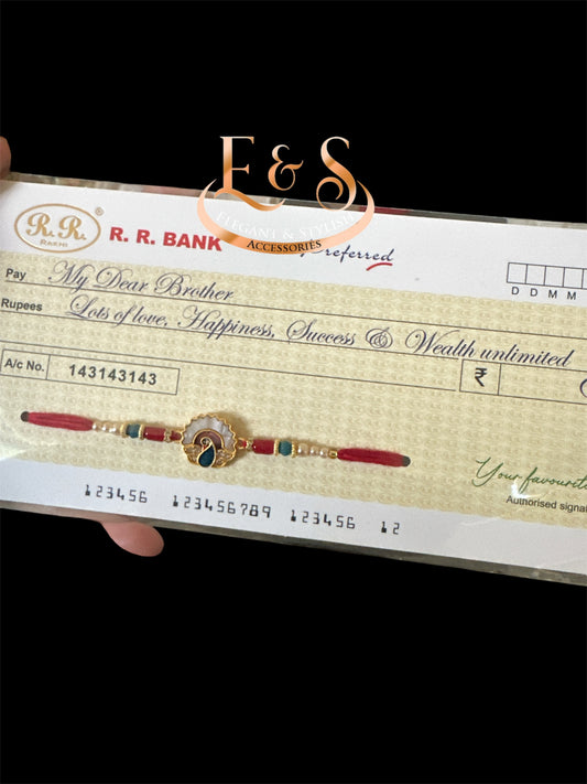 Bank Cheque Rakhi