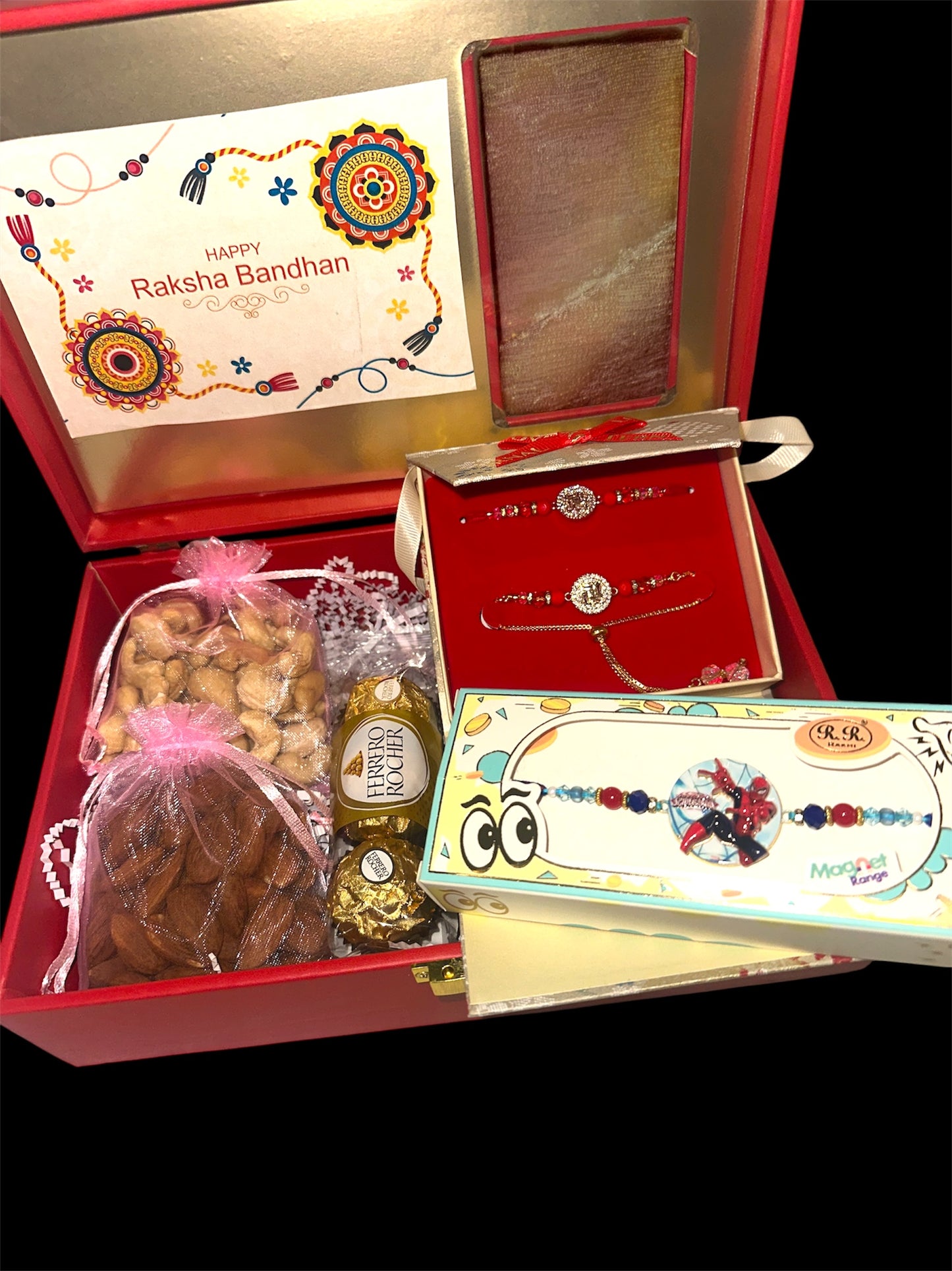 Family Hamper 1 ( Bhaiya Bhabhi + 1 Kid rakhi)